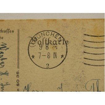 Briefkaart Zeppelin-Eckener-Fund-Zeppelin-Eckener-Stokende des Deutschen Volkes. Espenlaub militaria